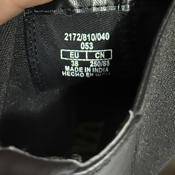 Zara, black chunky lug boot, size 38 - Picture 5 of 5